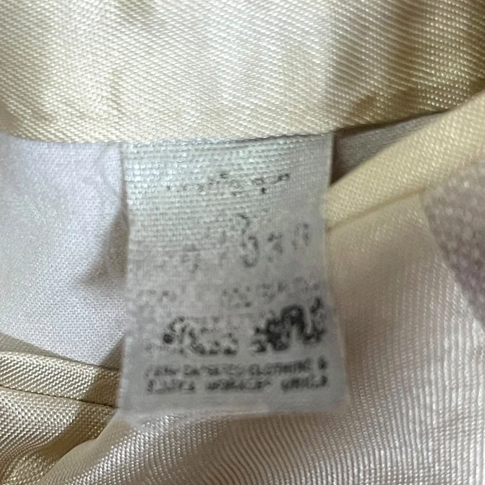 Johnny Carson 42R Beige Blazer Windowpane Plaid Two Button Jacket Grandpa Core